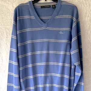 Greg Norman V-Neck Pullover Sweater Size L
